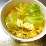 野菜ふんわり玉子スープ(和風)